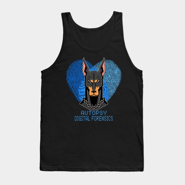 Cyber Security - Autopsy - Digital Forensics Tank Top by Cyber Club Tees